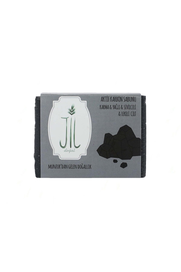 Aktif Karbon Kalıp Sabunu - 110gr - Jil Doğal