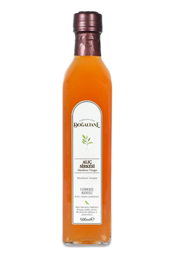 Doğaltane Alıç Sirkesi 500ml(Doğal ve Fermente) - Doğaltane