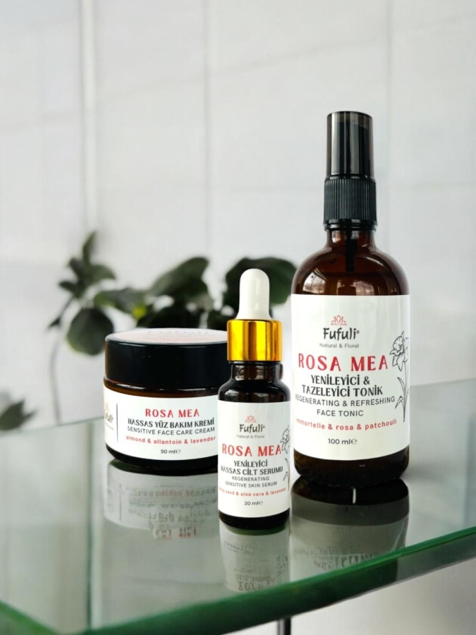 Hassas Ciltler İçin Yatıştırıcı Set - Fufuli Natural & Floral