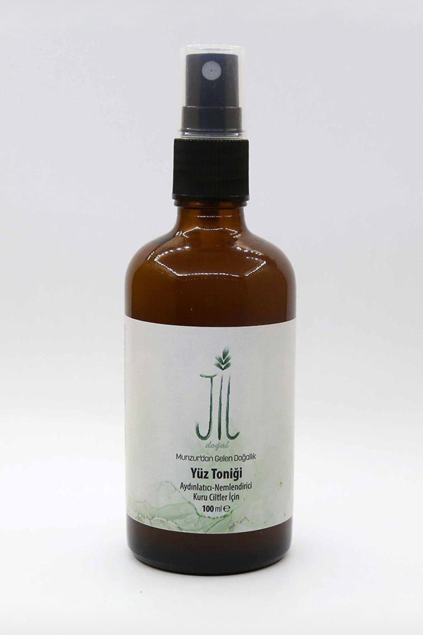 Kuru Ciltler İçin Aydınlatıcı Arındırıcı ve Nemlendirici Yüz Toniği - 100ml - Jil Doğal