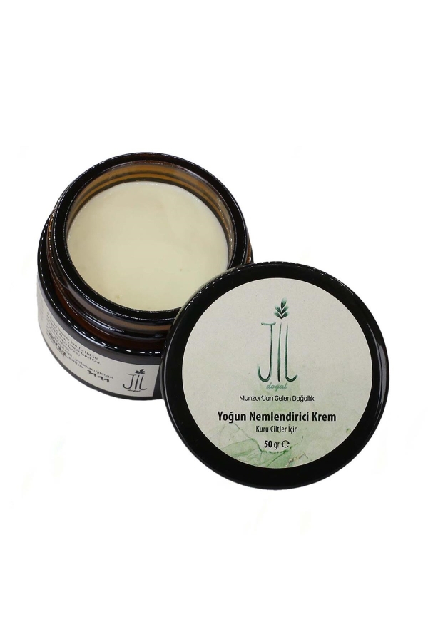 Kuru Ciltler İçin Yoğun Nemlendirici Yüz Kremi - 50ml - Jil Doğal