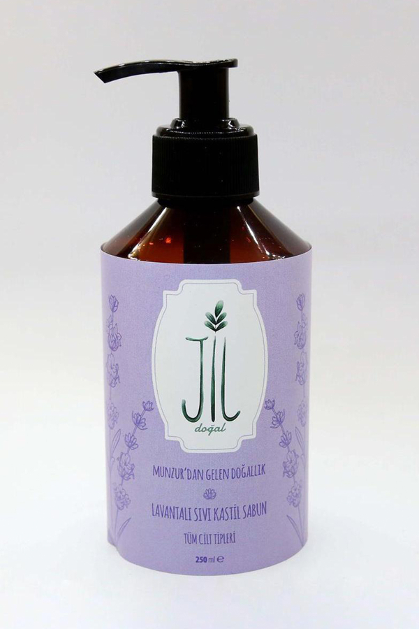 Lavantalı Sıvı Kastil Sabunu (Pompalı Şişe) - 250ml - Jil Doğal