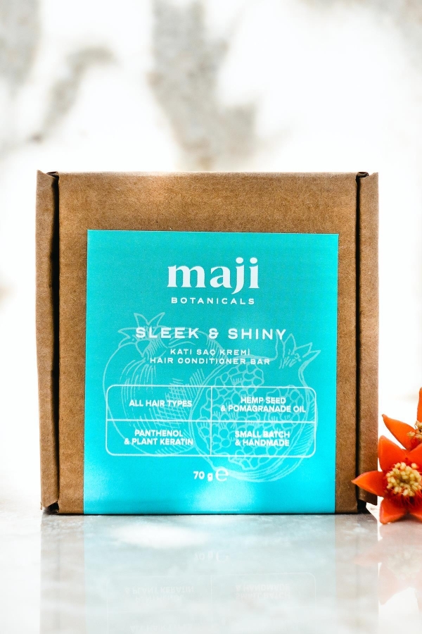 Sleek & Shıny Katı Saç Kremi - 70gr - Maji Botanicals