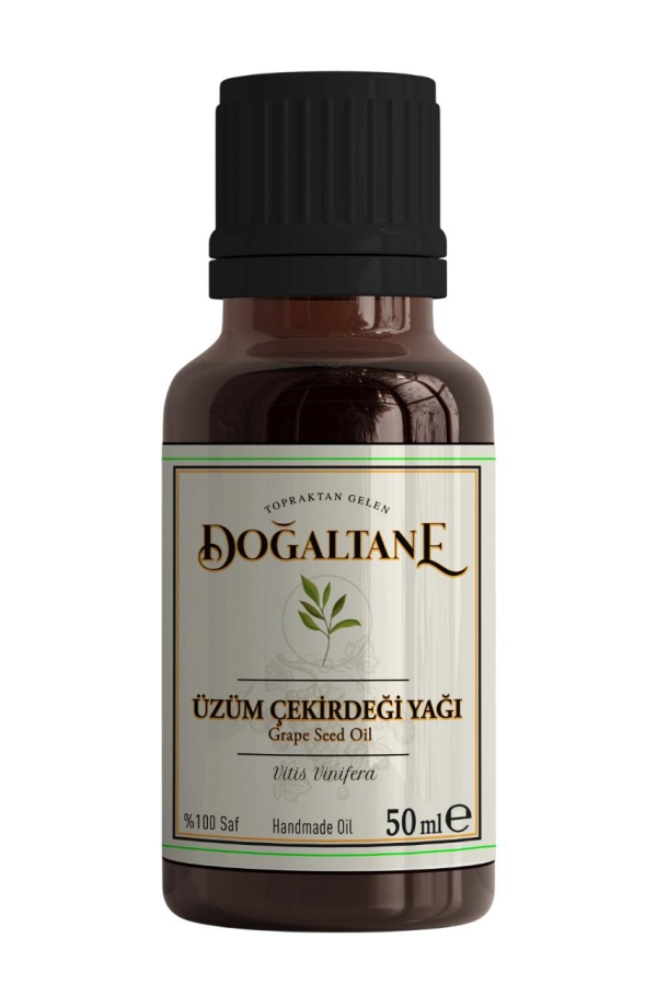 Üzüm Çekirdeği Yağı 50 ml %100 Doğal & Soğuk Pres Cilt ve Masaj Yağı - Doğaltane