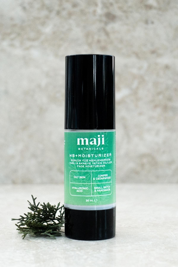 Wb+ Moisturiser Yağlı Cilt Yüz Nemlendiricisi - 30cc - Maji Botanicals